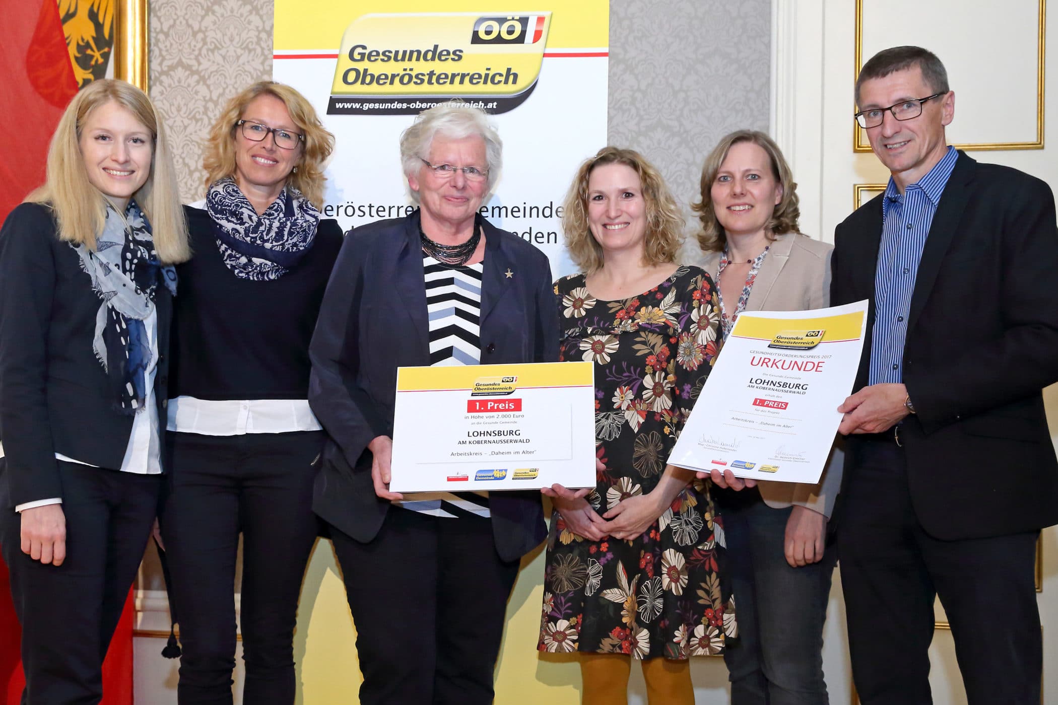 Gewinner OÖ Gesundheitsförderungspreis 2017 - Gemeinde Lohnsburg am Kobernaußerwald