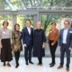 v.l.n.r.: DGKP Margot Pletz, Prim. Dr.in Christina Grebe, Mag. Johann Minihuber, LH-Stv.in Mag.a Christine Haberlander, Mag.a Gabriele Trautendorfer und Prim. Dr. Raffi Topakian